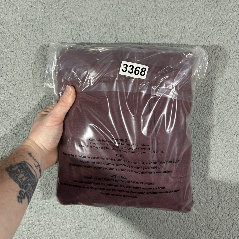 Y2k Volcom Burgundy Sweat Shorts Men's Size Medium #3368 - Picture 7 of 7